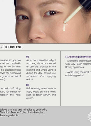 SOME BY MI Retinol Intense Trial Kit - Serum and Eye Cream, 0.33Oz - Mild Korean 0.1% Retinol Face Serum and Eye Cream for Beginner - Skin Texture, Elasticity and Under Eye Care - Korean Skin Care