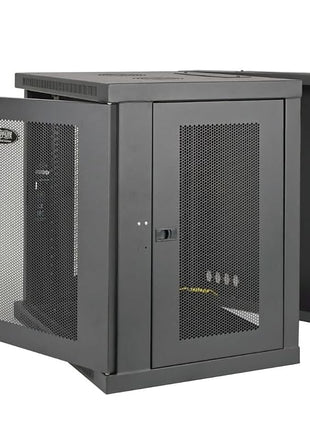 Tripp Lite - SRW12US 12U Wall Mount Rack Enclosure Server Cabinet, Hinged, 20.5" Deep, Switch-Depth (SRW12US) black