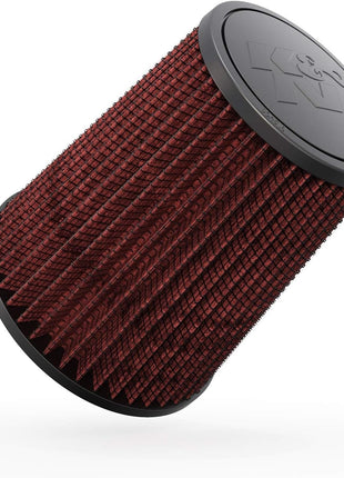K&N High-Flow Original Lifetime Universal Clamp-On Air Filter: High Performance, Premium, Washable: Flange Diameter: 4 In, Filter Height: 7 In, Flange Length: 0.625 In, Shape: Round Tapered, RF-1015