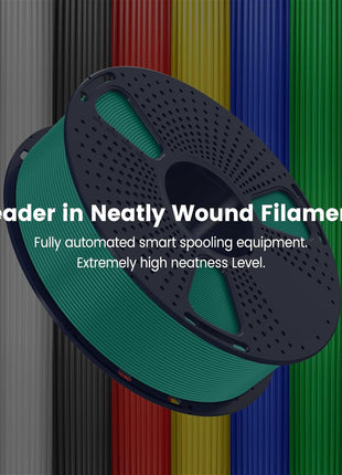 SUNLU PLA 3D Printer Filament PLA Filament 1.75mm, Neatly Wound 3D Printing Filament 1.75mm, Dimensional Accuracy  0.02 mm, Fit Most FDM 3D Printers, 1kg Spool (2.2lbs), Black