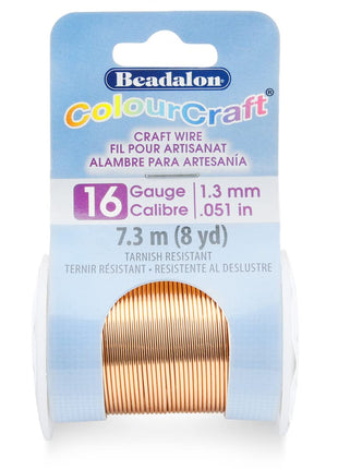 Beadalon ColourCraft Wire, 28 Gauge, Silver Plated, 40 yd Spool