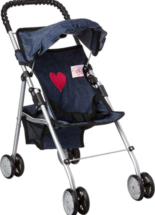 My First Doll Stroller Denim for Baby Doll