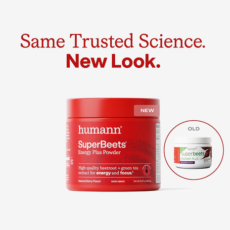 HumanN SuperBeets Energy Plus with Grape Seed Extract - Beet Root Powder, Green Tea Extract, Caffeine, Vitamin C, Non-GMO, 5.87oz (Pack of 3)