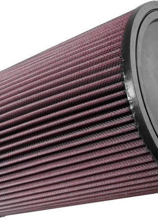 K&N High-Flow Original Lifetime Universal Clamp-On Air Filter: High Performance, Premium, Washable: Flange Diameter: 5 In, Filter Height: 10 In, Flange Length: 1 In, Shape: Round, RU-3220