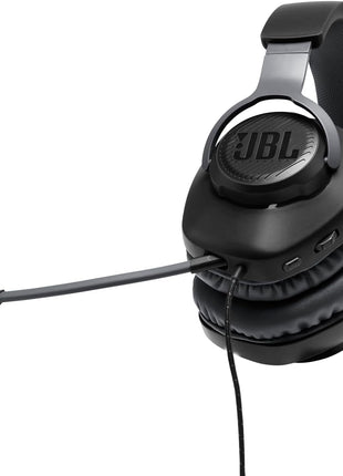 JBL Quantum 100 - Wired Over-Ear Gaming Headphones - Black, Large