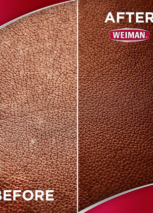 Weiman Leather Cleaner Wipes - Clean Condition UV Protection Help Prevent Cracking or Fading of Furniture, Car Interior, Couch, and Shoes, 2 Pack with Microfiber Cloth