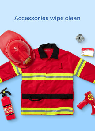 Melissa & Doug Fire Chief Role Play Costume Dress-Up Set