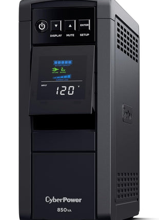 CyberPower CP850PFCLCD PFC Sinewave UPS Battery Backup and Surge Protector | Surge Protector, 850VA/510W, 10 Outlets, AVR, Mini-Tower