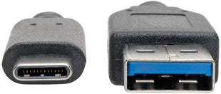 Tripp Lite USB C to USB A Cable, USB 3.1 Gen 1, Male to Male, Black, 6-ft. (U428-006)