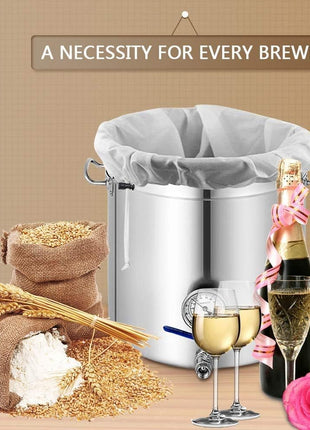 Brew Bag, 2 Pack Extra Large (26 inch x 22 inch) Straining Bag,Reusable Cold Brew Bags Fine Mesh Bag for Fruit Cider Apple Grape Wine Press Drawstring Straining Brew in a Bag