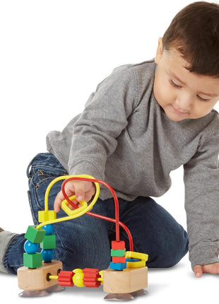 Melissa & Doug 3042 Bead Maze Toy, Multi, 4.2 x 7 x 8.6 inches ; 1.3 pounds, 1 Piece