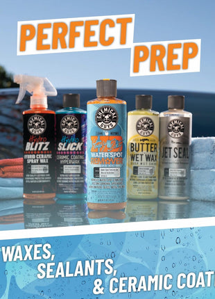 Chemical Guys Heavy Duty Water Spot Remover Gel for Paint, Glass, and Metal - Mineral and Water Spot Remover for Cars, Trucks, Motorcycles, RVs & More - 16 oz