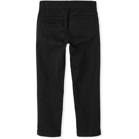 The Children's Place Boys Stretch Skinny Chino Pants,Black Single,8