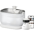 Bundle of PETLIBRO AI Pet Camera Indoor with Phone App, 360Â° View Dog Camera, 1080P Cat Cam Night Vision + PETLIBRO Cat Water Fountain, Wireless Pump Cat Fountain, 2.5L/84oz Pet Water Fountain