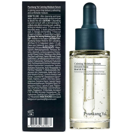 Pyunkang Yul Calming Moisture Serum for Strong Daily Moisturizing Power, Skin Revival & Soothing Care with Centella Asiatica, Tea Tree, 5 Hyaluronic Acids, Ceramide |