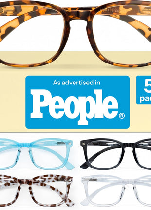 CCVOO Reading Glasses for Women/Men, Eyeglasses, Blue Light Readers for Women/Men, Computer Eye Glasses, Cheaters