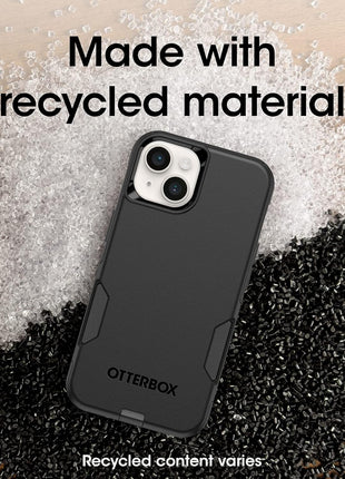 OtterBox iPhone 14 & iPhone 13 Commuter Series Case - BLACK , slim & tough, pocket-friendly, with port protection | Slim