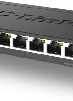 D-Link DGS-108, 8 Port Gigabit Ethernet Switch Unmanaged, Network Splitter, Silent Fanless, Network Hub, Sturdy Metal with Shielded Ports, Compact Desktop/Wall Mount, QoS, Energy Saving, Plug and Play
