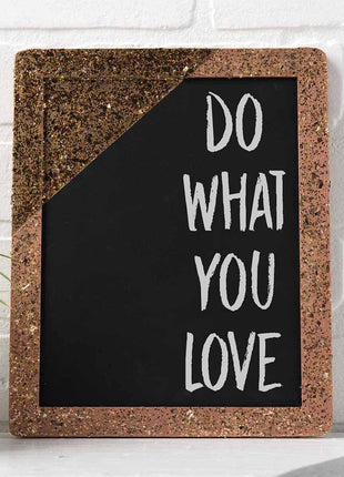 Plaid Double Sided Framed Chalkboard, 8.5 inchx10.5 inch, 1 Pack