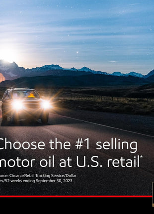 Mobil 1 Advanced Fuel Economy Full Synthetic Motor Oil 0W-20, 5 Quart