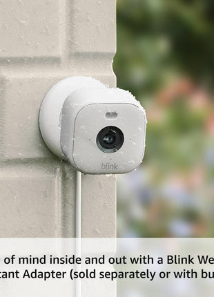 Blink Mini 2 — Home Security & Pet Camera with HD video, color night view, motion detection, two-way audio, and built-in spotlight — 1 camera (White)