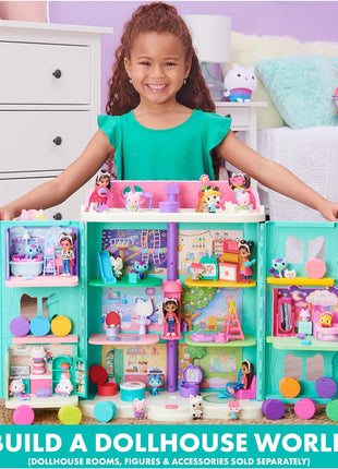 Gabby's Dollhouse, Purrfect Dollhouse with 15 Pieces Including Toy Figures, Furniture, Accessories and Sounds, Kids Toys for Ages 3 and up