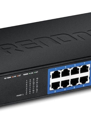 TRENDnet 16-Port Unmanaged Gigabit GREENnet Switch, 16 x RJ-45 Ports, 32Gbps Switching Capacity, Fanless, Rack Mountable, Network Ethernet Switch, Lifetime Protection, Black, TEG-S16G
