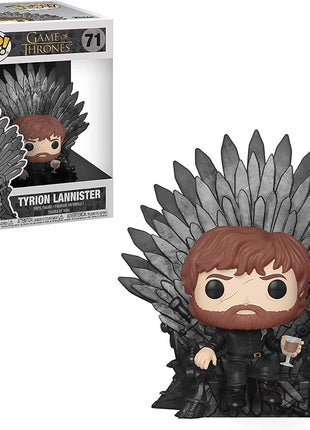 Funko POP! Deluxe: Game 0: Tyrion Lannister Sitting on Iron Throne Collectible Figure - Game of Thrones - Collectible Vinyl Figure - Gift Idea - Official Merchandise - for Kids & Adults - TV Fans