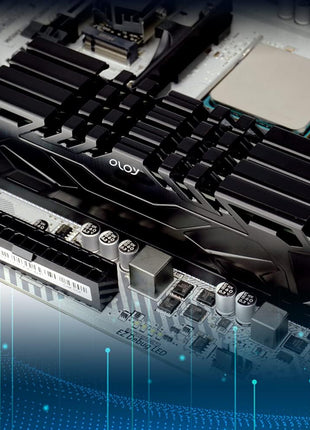 OLOy DDR4 RAM 32GB (2x16GB) 3200 MHz CL16 1.35V 288-Pin Desktop Gaming UDIMM (MD4U163216DJDA)