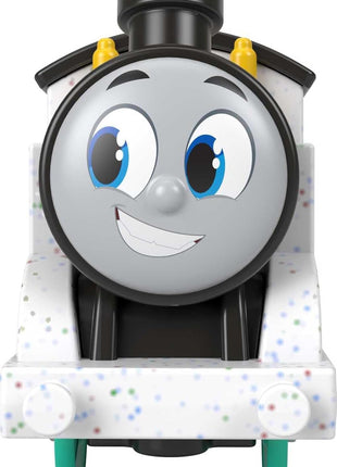 Thomas & Friends Motorized Toy Train, Wobbly Cake Thomas Engine with Cargo Cars & Pieces for Pretend Play Preschool Kids Ages 3+ Years