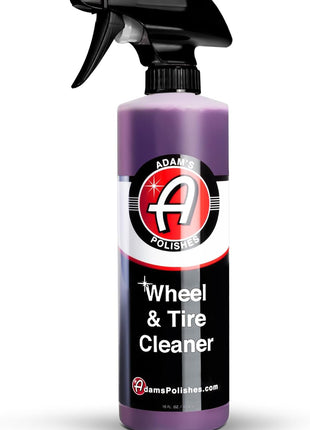 Adam's Polishes Wheel & Tire Cleaner 16oz - Professional All in One Car Wash Wheel Well Cleaning Spray for Car Detailing | Safe On Most Rim Finishes