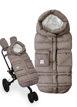7AM Enfant Blanket 212 Evolution, Universal Adjustable Footmuff, 6M-4T | Unisex Water repellent Fleece Lined Warm Hooded Fits strollers & car seats Multi purpose baby winter cover Zippered Blanket