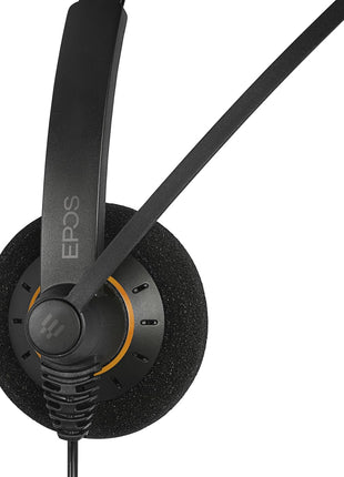 EPOS Sennheiser SC 30 USB ML (504546) - Single-Sided Business Headset | For Skype for Business | with HD Sound, Noise-Cancelling Microphone, & USB Connector (Black)