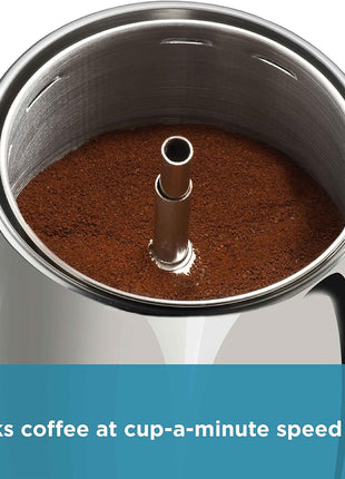 Farberware 12-Cup Stainless Steel Coffee Percolator, Automatic Keep Warm