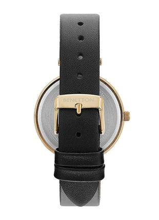 United Colors of Benetton Women Black Round Dial Analog Watch - UWUCL1006