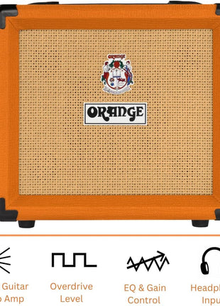 Orange Crush 12 12W 6 inch Guitar Amplifier and Speaker Combo, Orange