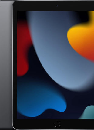 Apple iPad (9th Generation): with A13 Bionic chip, 10.2-inch Retina Display, 64GB, Wi-Fi, 12MP front/8MP Back Camera, Touch ID, All-Day Battery Life  - Space Gray