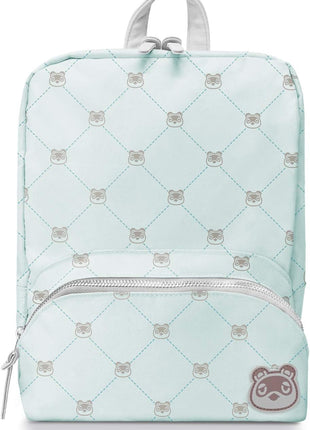 Controller Gear Animal Crossing - Small Backpack Mini Bookbag Travel Bag for Console & Accessories - Tom Nook Quilted