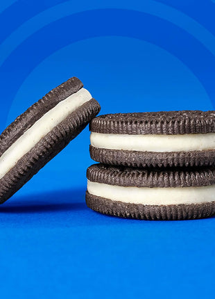 OREO Double Stuf Chocolate Sandwich Cookies, Family Size, 3 Packs | Always made with Real Cocoa, Certified Kosher, Bulk Cookies