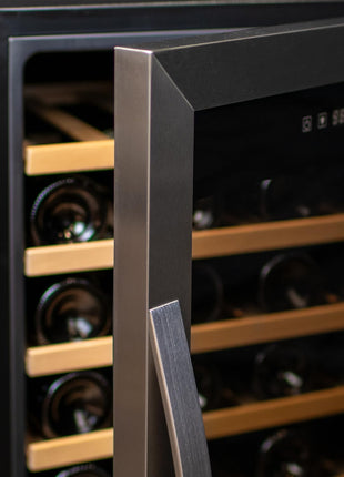 Allavino 22" Wide Cascina Series 55 Bottle Single Zone Stainless Steel Wine Refrigerator KWR55S-1SR