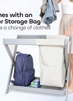 Bassinet Stand,Compatible with UPPAbaby Bassinets Since 2015,Bonus Storage Bag Included,One-Touch Open and Close,Secured with reinforced clamps,comfortable sleeping space for your little one