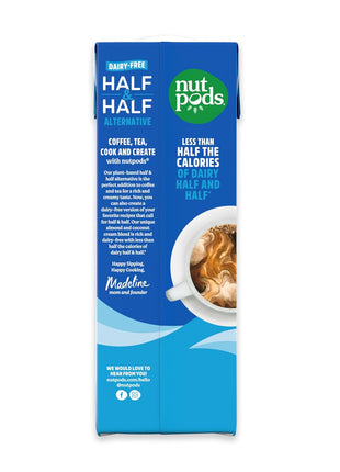 nutpods unsweetened Half & Half Dairy-Free Coffee Creamer
