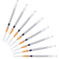 Disposable 1ml syringe with 25G 1inch Lab Supplies, Individually Packaged 50Pack