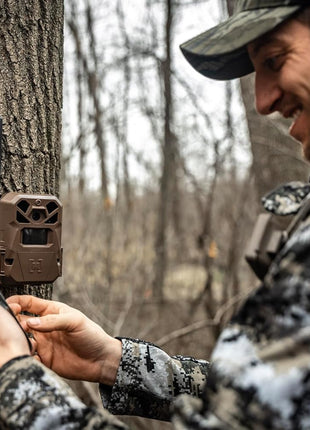 Moultrie Edge 2 Cellular Trail Camera - Auto Connect Nationwide 4G LTE - On Demand 36MP Photo - 1080P Video with HD Audio - 100 Ft Detection Range - Low Glow Flash