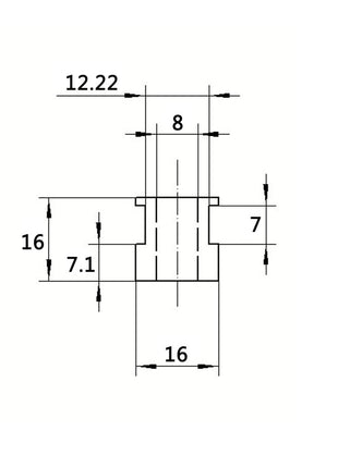 WINSINN GT2 Timing Belt Pulley 20 Teeth, 8mm Bore, for 6mm Width Belt - Ideal for 3D Printers, CNC Machines, Robotics (5-Pack)