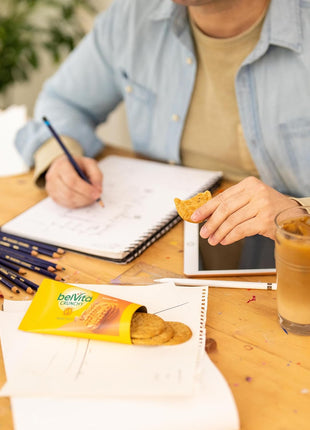 belVita Breakfast Bars Biscuits, Golden Oat, Value Pack, 12 Packs (4 Biscuits Per Pack)