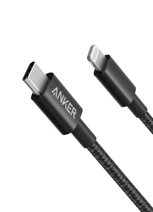 Anker New Nylon USB C to Lightning Cable, Apple MFi Certified for iPhone 14 Series, and More (6FT, Black)