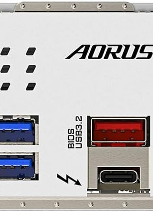 GIGABYTE Z890 AORUS Elite X ICE Intel Core Ultra (Series 2) LGA 1851 Motherboard, ATX, DDR5, 5X M.2, PCIe 5.0, Thunderbolt 4, WIFI7, 2.5GbE LAN, EZ-Latch