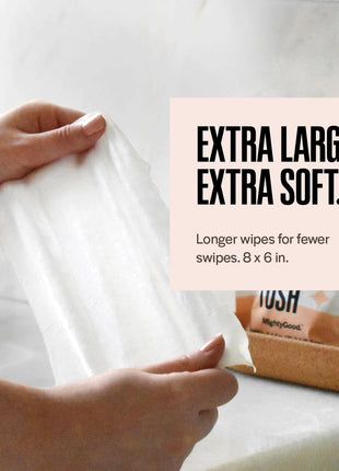 Wipe That Tush On-The-Go Flushable Wipes, 1 Pack of 30, Fragrance Free