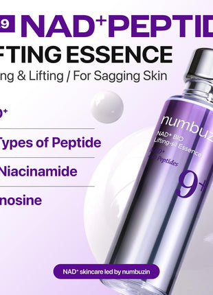 numbuzin No.9 NAD+ Peptide Serum for Face & Body, Anti-aging 1.69 fl oz